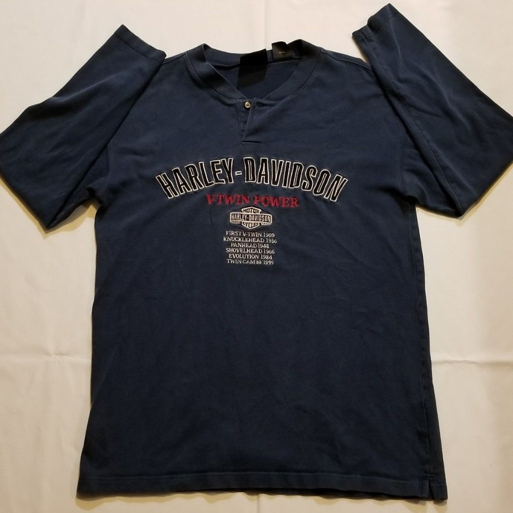 Harley Davidson Long Sleeve Polo